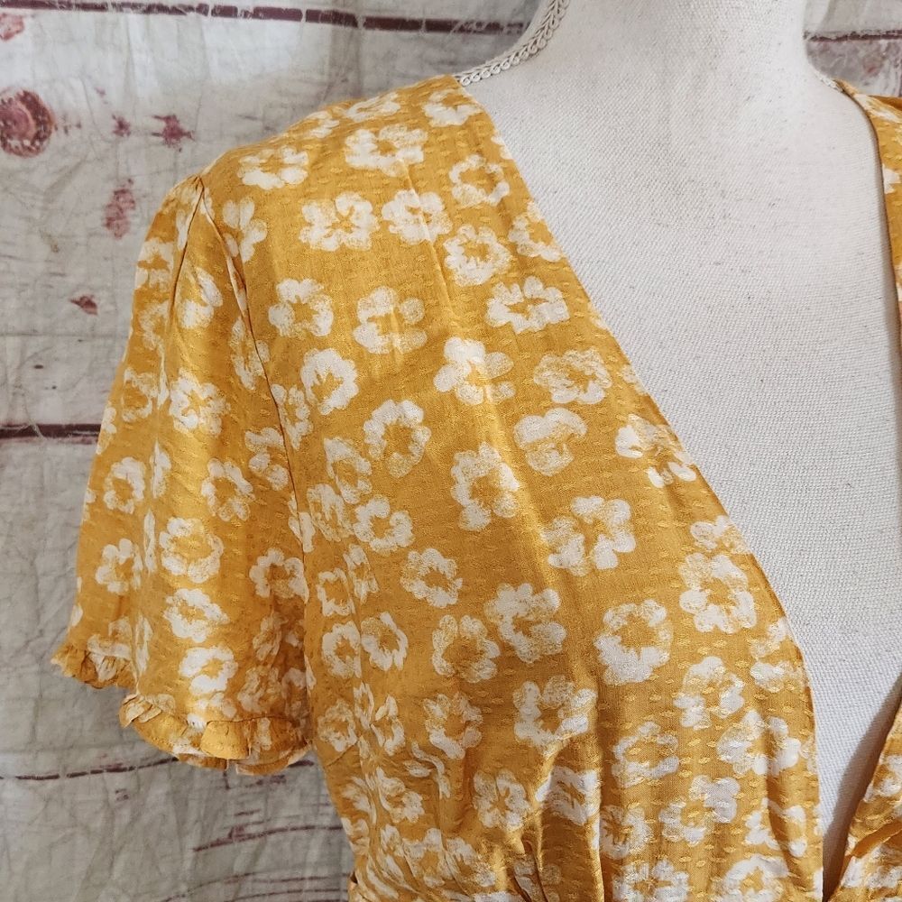 Lulus Garden Explorer Floral Print Mini Dress Size XL NWT - Picture 6 of 8